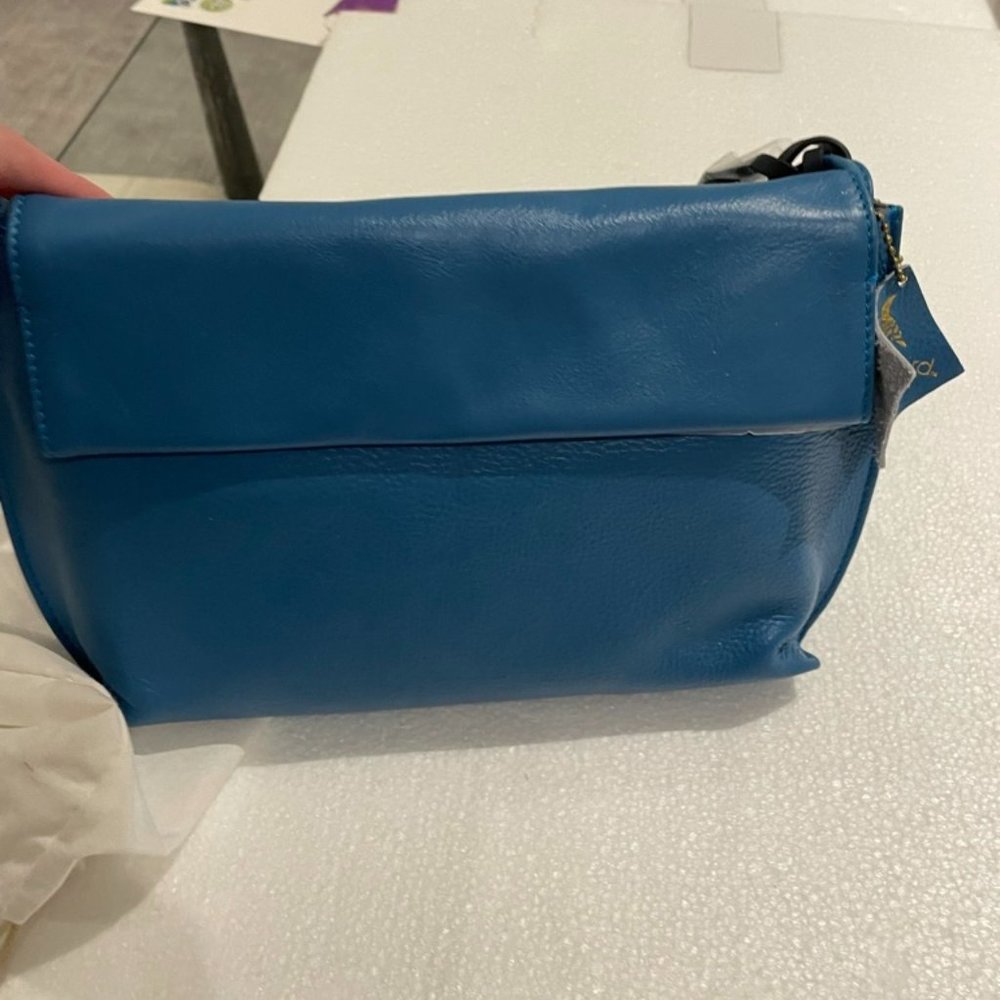 Blue crossbody